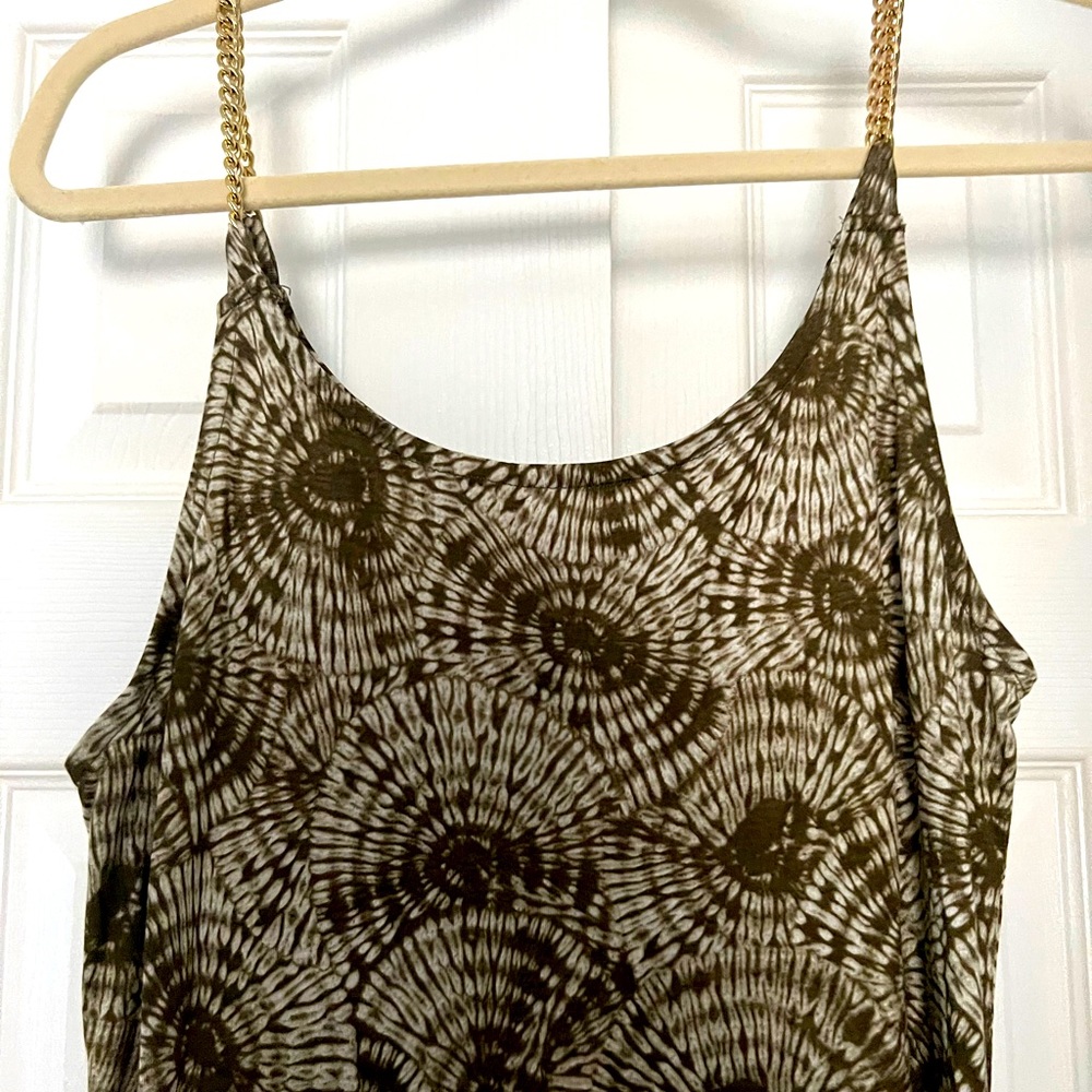 Michael Kors Maxi Dress with gold straps